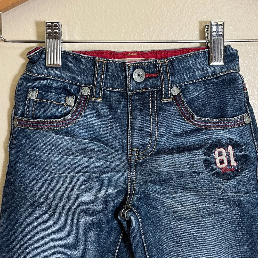 Guess Kids Blue Jeans with Embroidered 81